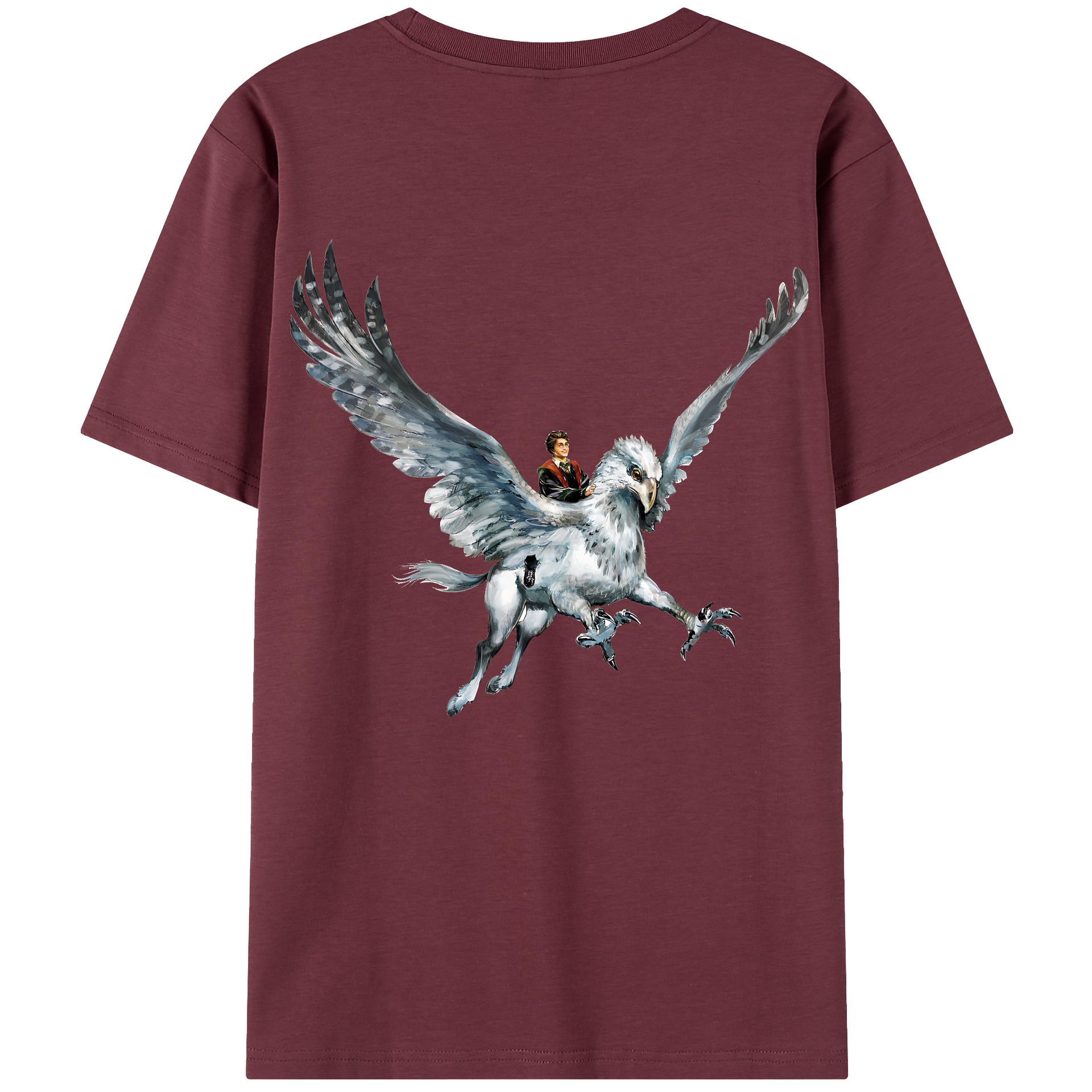 （画像用） Harry Potter ハリー・ポッターシリーズ 綿100％半袖Tシャツ（背面プリント）